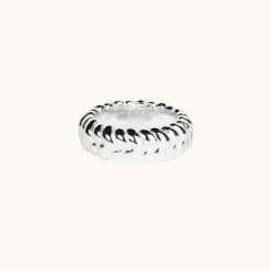 Braided Band Ring Silver Ring166>Emma Israelsson Outlet