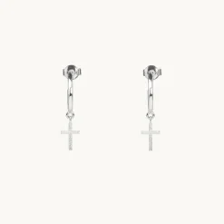 Branch Cross Örhängen S Silver Ear193>Emma Israelsson New