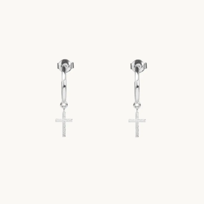 Branch Cross Örhängen S Silver Ear193>Emma Israelsson New
