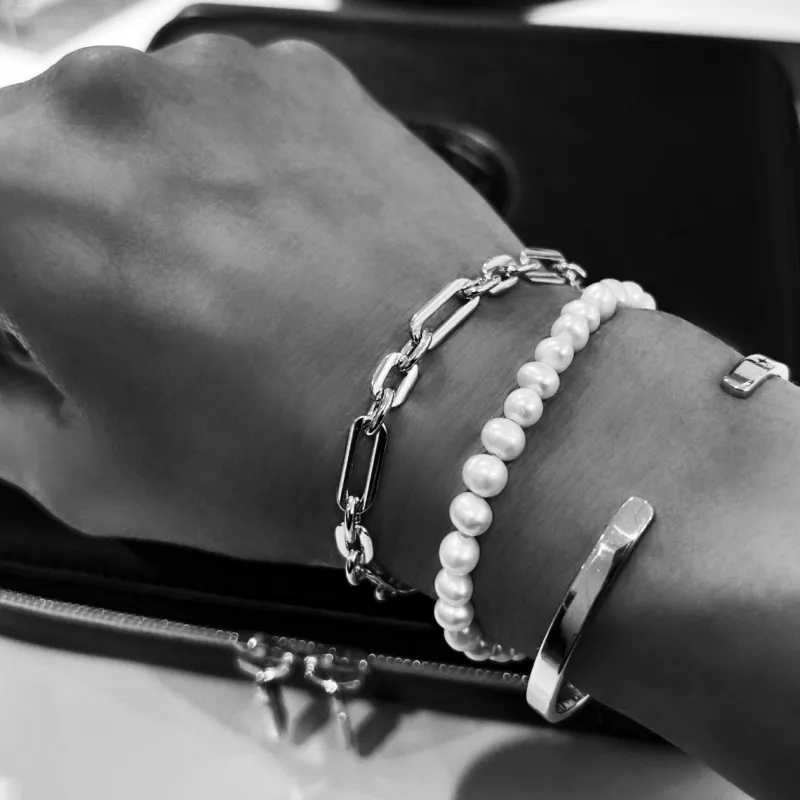 Emma Israelsson Chunky Silver Brace060>Armband Discount