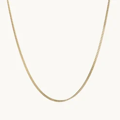 Chunky Curb Justerbar Kedja Guld – Chain039>Emma Israelsson Discount
