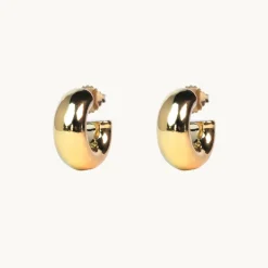 Chunky Hoops Small Örhängen Guld – Ear188>Emma Israelsson Hot