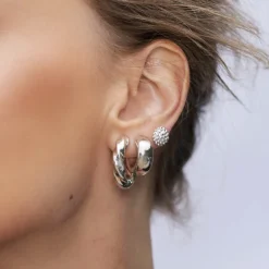 Chunky Hoops Small Örhängen Guld – Ear188><noscript><img width=