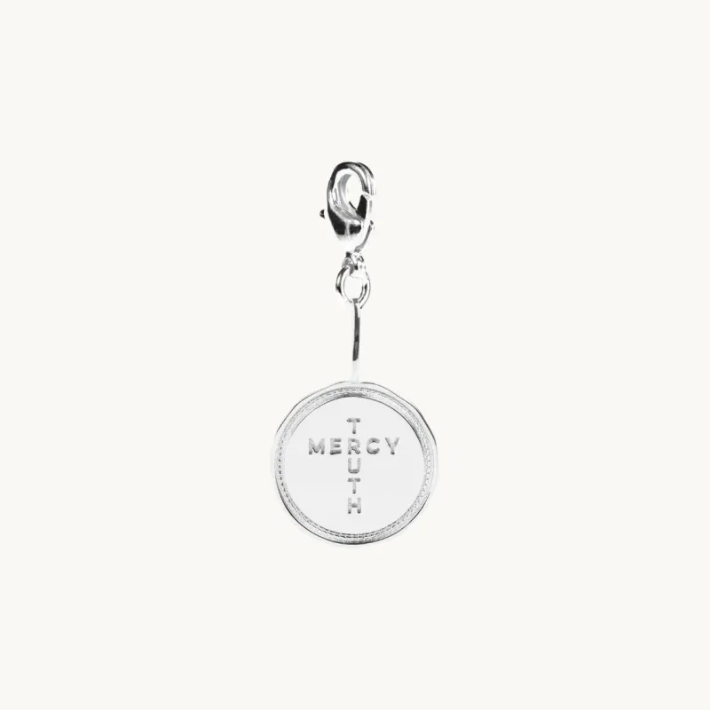 Emma Israelsson Cross Coin Charm Silver Charm013>Charms Discount