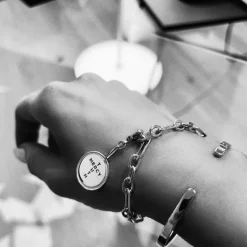 Emma Israelsson Cross Coin Charm Silver Charm013>Charms Discount