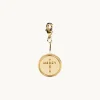 Emma Israelsson Cross Coin Charm Guld Charm014>Charms Sale