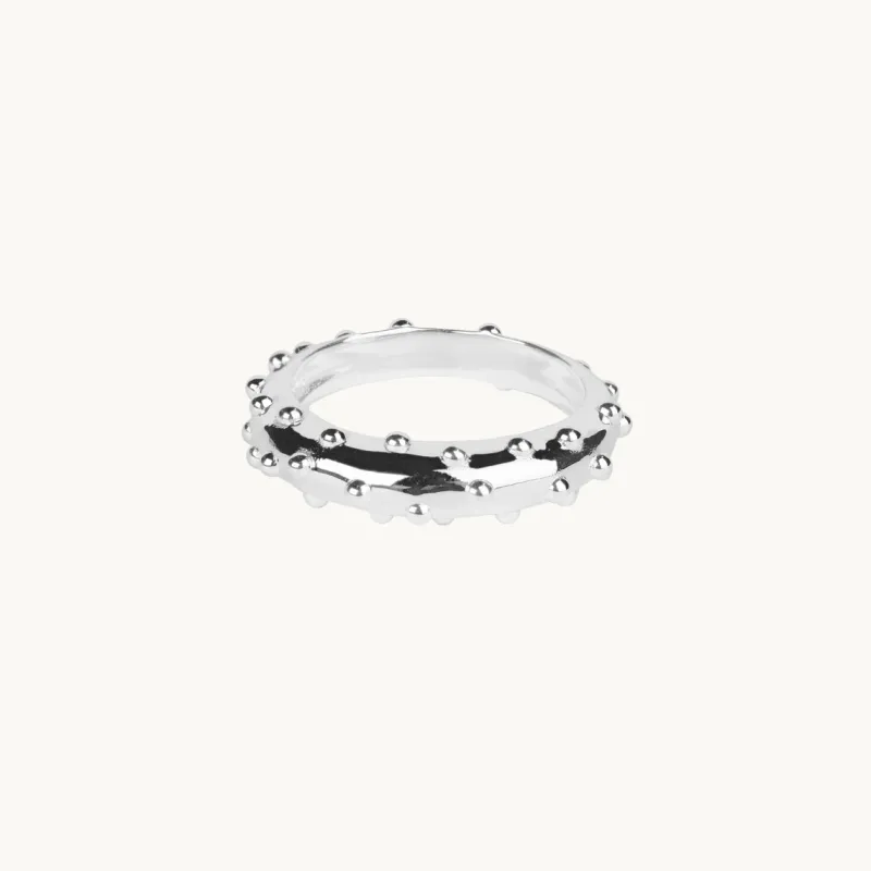 Dot Dew Ring Silver Ring160>Emma Israelsson Sale