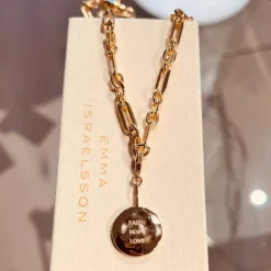 Emma Israelsson FHL Organic Coin Charm Guld Charm028><noscript><img width=