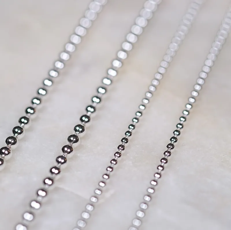 Globe Chain Silver Chain025>Emma Israelsson Online