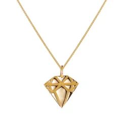 18K Gold Diamond Pendant Neck042>Emma Israelsson Best