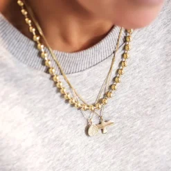 LARGE GLOBE CHAIN SILVER – chain027><noscript><img width=