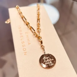 Emma Israelsson Name Coin Organic Charm Silver Charm021>Charms Online
