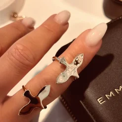 Organic Dove Ring L Guld – Ring165><noscript><img width=