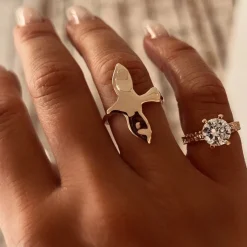 Organic Dove Ring L Guld – Ring165><noscript><img width=