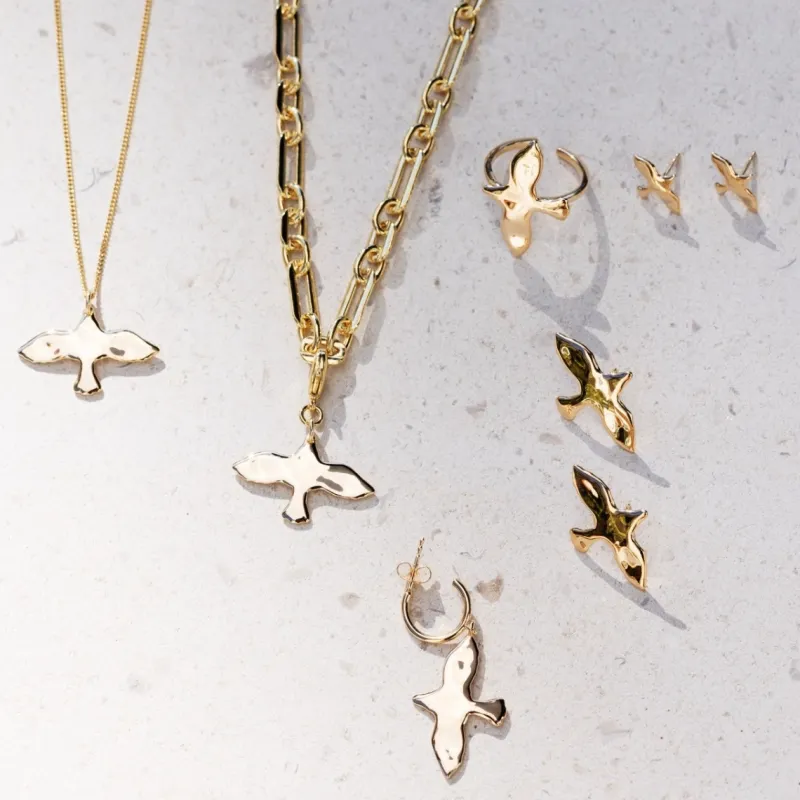Organic Dove Ring L Guld – Ring165>Emma Israelsson Outlet