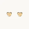 Organic Heart Mini Örhängen Guld Ear198>Emma Israelsson Clearance