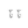 Princess Hoops Stone Silver ear157>Emma Israelsson Outlet