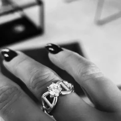 Princess Anchor Ring Silver>Emma Israelsson Sale