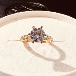 Princess Ring Open Guld Ring137><noscript><img width=