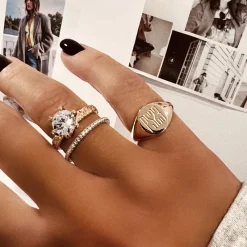 PS23 Signet Ring Guld Ring143>Emma Israelsson Sale