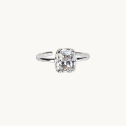 Queen Ring S Vit Silver Ring153>Emma Israelsson Best