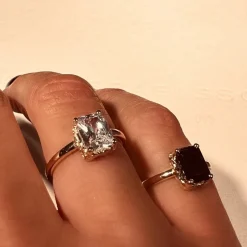 Queen Ring S Vit Silver Ring153>Emma Israelsson Best