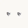 Sparkling Heart Örhängen Silver Ear199>Emma Israelsson Hot