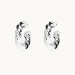 Spin Hoops Örhängen Silver – Ear189>Emma Israelsson Clearance