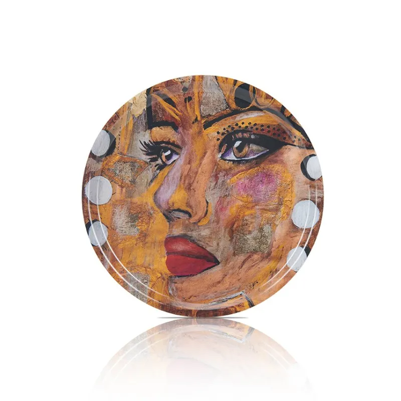Gynning Design Rund Bricka Moonlight Queen 31 cm (Mega kampanj)>Carolina Gynning