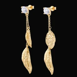 Gynning Jewelry Autumn Leaves Örhängen Guld>Carolina Gynning smycken Clearance