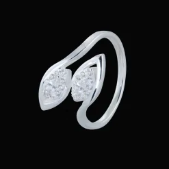 Gynning Jewelry Autumn Leaves Ring Silver>Carolina Gynning smycken Sale
