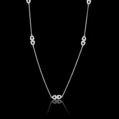 Gynning Jewelry Classy Long Halsband (Silver)>Carolina Gynning smycken
