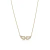 Gynning Jewelry Classy Mini Wings Halsband (Guld)>Carolina Gynning smycken Discount