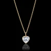 Gynning Jewelry Crazy Diamond Heart Halsband (Guld)>Carolina Gynning smycken Outlet
