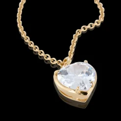 Gynning Jewelry Crazy Diamond Heart Halsband (Guld)>Carolina Gynning smycken Outlet