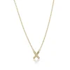 Gynning Jewelry Cross my heart Halsband (Guld)>Carolina Gynning smycken Discount