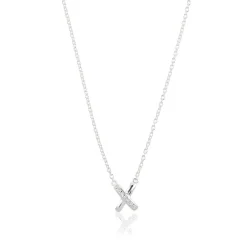 Gynning Jewelry Cross my heart Halsband (Silver)>Carolina Gynning smycken Online