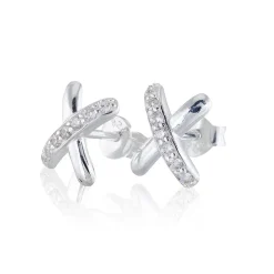 Gynning Jewelry Cross my heart Örhängen (Silver)>Carolina Gynning smycken Best