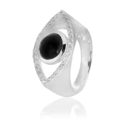 Gynning Jewelry Devine eye ring – Silver>Carolina Gynning smycken Hot