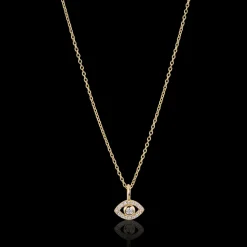 Gynning Jewelry Devine Eye Mini Halsband (Guld)>Carolina Gynning smycken