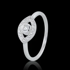 Gynning Jewelry Devine Eye Mini Ring (Silver)>Carolina Gynning smycken