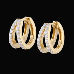 Gynning Jewelry Elegance creol small örhängen Guld>Carolina Gynning smycken Online