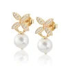 Gynning Jewelry Ellipse Mini Pearl Örhängen>Carolina Gynning smycken Outlet