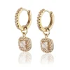 Gynning Jewelry Glamorous örhängen creol – guld/champagne>Carolina Gynning smycken Clearance