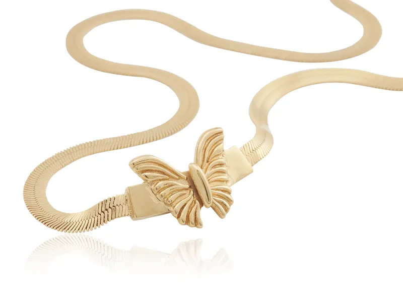 Gynning Jewelry Golden Butterfly Halsband – GP29>Carolina Gynning smycken Hot