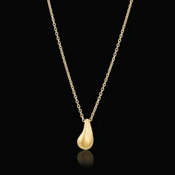 Gynning Jewelry Infinity drop halsband – Guld>Carolina Gynning smycken Discount