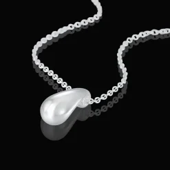 Gynning Jewelry Infinity drop halsband – Silver>Carolina Gynning smycken Clearance