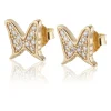 Gynning Jewelry Petite papillion sparkling örhängen – Guld>Carolina Gynning smycken Online