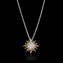 Gynning Jewelry Power of Sun Halsband 70 cm (Guld/Silver)>Carolina Gynning smycken Sale