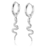 Gynning Jewelry Snake örhängen – Silver>Carolina Gynning smycken Sale
